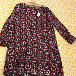 LOFT dress size M - NWT - fun pattern